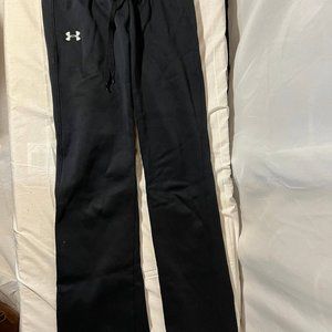 Under armour Storm Sweatpants Womens XS Black Logo Semi Fitted Drawstring